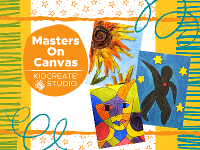 Masters on Canvas Weekly Class (4-12 Years)