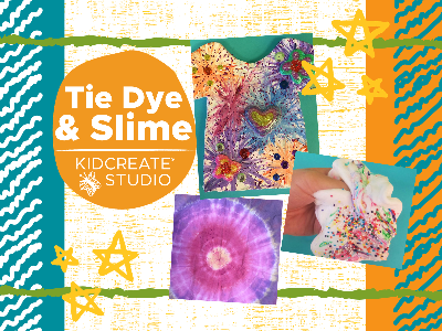 Kidcreate Studio - Newport News. Tie Dye and Slime Mini-Camp (5-12 Years)