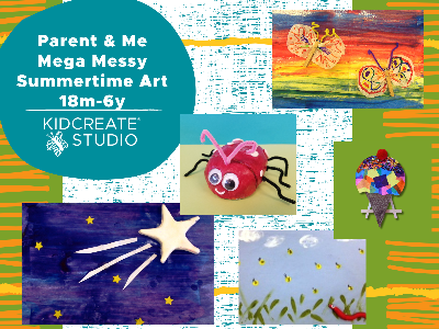 Parent & Me Mega Messy Summer Art (18m-6y)