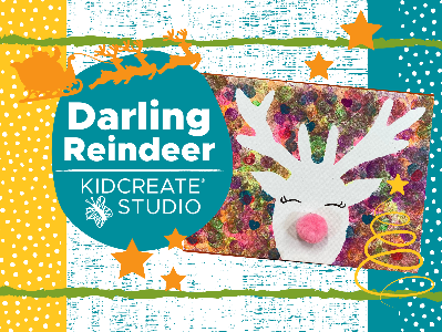 Kidcreate Studio - San Antonio. Darling Reindeer Workshop (18 Months-6 Years)