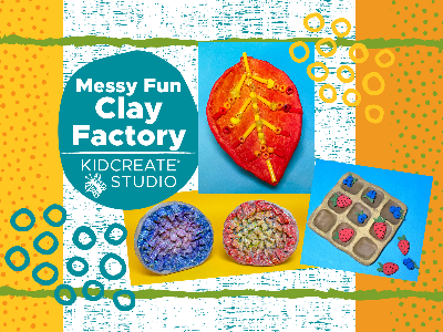 Kidcreate Studio - South Charlotte. Messy Clay Fun Factory at Indian Land Recreation Center (4-12 years) 
