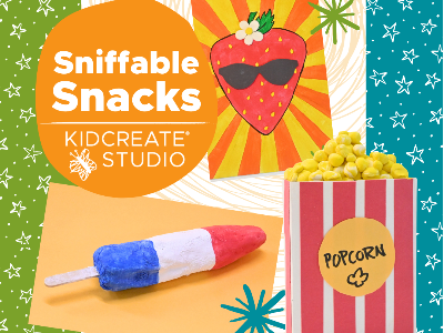 Sniffable Snacks Art Camp with Kidcreate Studio (4-12 years)
